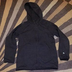 All In Motion Boys Medium (8-10) Black Hooded Track Jacket